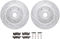 Dynamic Friction Brake Kit - 227 Zinc Coated Drilled & Slotted Rotors with 5000 Brake Pads