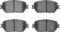 Dynamic Friction 7514-76161 - Brake Kit - Silver Zinc Coated Drilled and Slotted Rotors and 5000 Brake Pads with Hardware