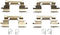 Dynamic Friction 7514-76161 - Brake Kit - Silver Zinc Coated Drilled and Slotted Rotors and 5000 Brake Pads with Hardware