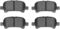 Dynamic Friction 7514-76161 - Brake Kit - Silver Zinc Coated Drilled and Slotted Rotors and 5000 Brake Pads with Hardware