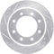 Dynamic Friction Brake Kit - 227 Zinc Coated Drilled & Slotted Rotors with 5000 Brake Pads