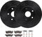Dynamic Friction Brake Kit - 227 Zinc Coated Drilled & Slotted Rotors with 5000 Brake Pads
