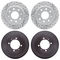 Dynamic Friction Sport Coated Drilled and Slotted Brake Rotors