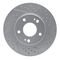 Dynamic Friction Sport Coated Drilled and Slotted Brake Rotors