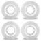Dynamic Friction Sport Coated Drilled and Slotted Brake Rotors