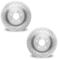 Dynamic Friction Sport Coated Drilled and Slotted Brake Rotors
