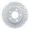 Dynamic Friction Sport Coated Drilled and Slotted Brake Rotors