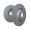 EBC Brakes GD2071 - Slotted and Dimpled Solid Rear Disc Brake Rotors, 2-Wheel Set