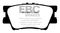 EBC Brakes DP31793C - Redstuff Ceramic Low Dust Disc Brake Pad Set, 2-Wheel Set