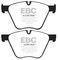 EBC Brakes DP32007C - Redstuff Ceramic Low Dust Disc Brake Pad Set, 2-Wheel Set