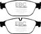 EBC Brakes DP32087C - Redstuff Ceramic Low Dust Disc Brake Pad Set, 2-Wheel Set
