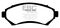 EBC Brakes DP41100R - Yellowstuff Street and Track Disc Brake Pad Set, 2-Wheel Set