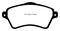 EBC Brakes DP41352R - Yellowstuff Street and Track Disc Brake Pad Set, 2-Wheel Set