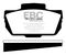 EBC Brakes DP4149R - Yellowstuff Street and Track Disc Brake Pad Set, 2-Wheel Set