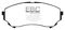 EBC Brakes DP41828R - Yellowstuff Street and Track Disc Brake Pad Set, 2-Wheel Set
