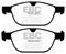 EBC Brakes DP42018R - Yellowstuff Street and Track Disc Brake Pad Set, 2-Wheel Set