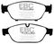 EBC Brakes DP42086R - Yellowstuff Street and Track Disc Brake Pad Set, 2-Wheel Set