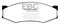 EBC Brakes DP4538R - Yellowstuff Street and Track Disc Brake Pad Set, 2-Wheel Set
