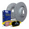 EBC Brakes S9KR1085 - S9 Yellowstuff Brake Pad Set and USR Sport Slotted Brake Rotors, 2-Wheel Set