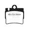 EBC Redstuff Ceramic Brake Pads