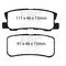 EBC Redstuff Ceramic Brake Pads