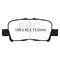 EBC Brakes DP61662 - 6000 Series Greenstuff Disc Brake Pad Set, 2-Wheel Set