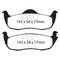 EBC Brakes DP61745 - 6000 Series Greenstuff Disc Brake Pad Set, 2-Wheel Set