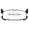 EBC Brakes DP21685 - Greenstuff 2000 Series Sport Disc Brake Pad Set, 2-Wheel Set