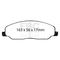 EBC Greenstuff 2000 Series Street Brake Pads
