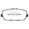 EBC Brakes DP21775 - Greenstuff 2000 Series Sport Disc Brake Pad Set, 2-Wheel Set