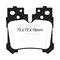 EBC Brakes DP21812 - Greenstuff 2000 Series Sport Disc Brake Pad Set, 2-Wheel Set