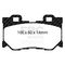 EBC Brakes DP21824 - Greenstuff 2000 Series Sport Disc Brake Pad Set, 2-Wheel Set
