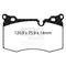 EBC Greenstuff 2000 Series Street Brake Pads