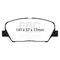 EBC Greenstuff 2000 Series Street Brake Pads