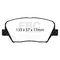 EBC Greenstuff 2000 Series Street Brake Pads