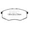 EBC Brakes DP21866 - Greenstuff 2000 Series Sport Disc Brake Pad Set, 2-Wheel Set