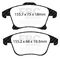 EBC Brakes DP22159 - Greenstuff 2000 Series Sport Disc Brake Pad Set, 2-Wheel Set