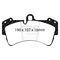 EBC Brakes DP31473C - Redstuff Ceramic Low Dust Disc Brake Pad Set, 2-Wheel Set