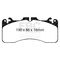 EBC Redstuff Ceramic Brake Pads