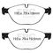 EBC Brakes DP31994C - Redstuff Ceramic Low Dust Disc Brake Pad Set, 2-Wheel Set