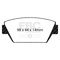 EBC Redstuff Ceramic Brake Pads