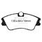 EBC Brakes DP61030 - 6000 Series Greenstuff Disc Brake Pad Set, 2-Wheel Set