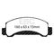 EBC Brakes DP61085 - 6000 Series Greenstuff Disc Brake Pad Set, 2-Wheel Set