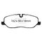 EBC Brakes DP61541 - 6000 Series Greenstuff Disc Brake Pad Set, 2-Wheel Set