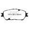 EBC Brakes DP61674 - 6000 Series Greenstuff Disc Brake Pad Set, 2-Wheel Set