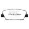EBC Brakes DP61806 - 6000 Series Greenstuff Disc Brake Pad Set, 2-Wheel Set