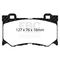EBC Brakes DP61823 - 6000 Series Greenstuff Disc Brake Pad Set, 2-Wheel Set