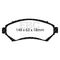 EBC Brakes S5KF1034 - S5 Yellowstuff Brake Pad Set and GD Slotted and Dimpled Brake Rotors, 2-Wheel Set