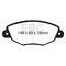 EBC Brakes UD910 - Ultimax OEM Replacement Disc Brake Pad Set, 2-Wheel Set