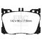EBC Brakes UD1871 - Ultimax OEM Replacement Disc Brake Pad Set, 2-Wheel Set